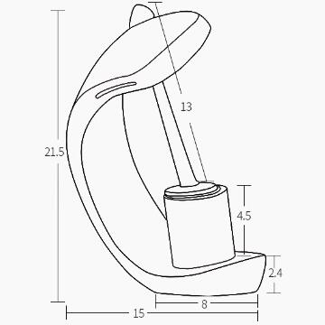 Art en Laiton Mixte Mitigeur La Cascade Lavabo Robinet TC0275R